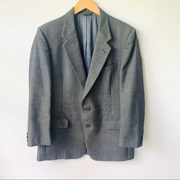 DIOR Vintage 90’s Muted Houndstooth Plaid Sport Jacket - Picture 5 of 14